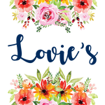 Welcome to Lovie's and thank you so much for supporting my small business!